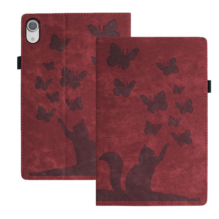 Bao da máy tính bảng da dập nổi hình bướm, dành cho iPad Air 13 2026 / 2025 / 2024, dành cho iPad Air 11 2026 / 2025 / 2024, dành cho iPad Pro 13 2025 / 2024, dành cho iPad Pro 11 2025 / 2024, dành cho iPad mini 2024 / 2021