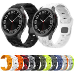 Dây đồng hồ silicone khóa ngược họa tiết bóng đá, Dành cho Samsung Galaxy Watch 6 / 6 Classic