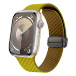 Dây đồng hồ khóa đen từ tính sợi carbon, Dành cho Apple Watch 42mm, Dành cho Apple Watch 38mm