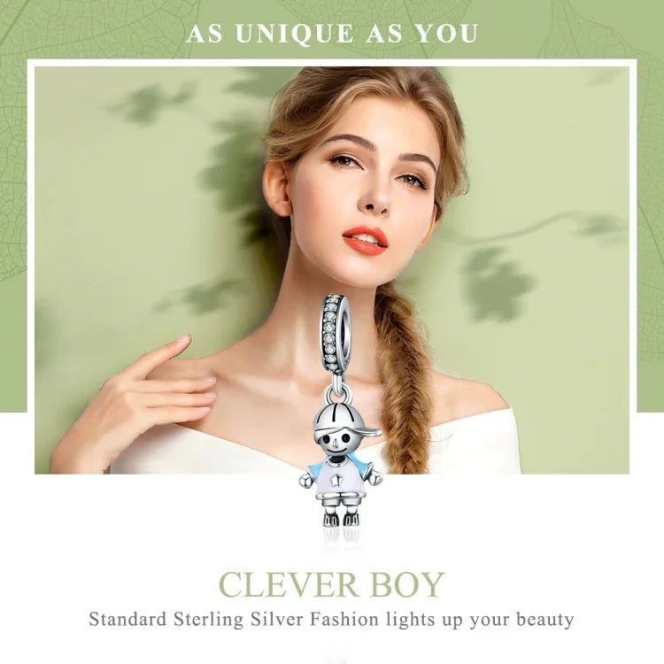 Phụ kiện vòng tay vòng cổ hạt chàng trai thông minh cuộc sống hoàn hảo bạc S925 Sterling