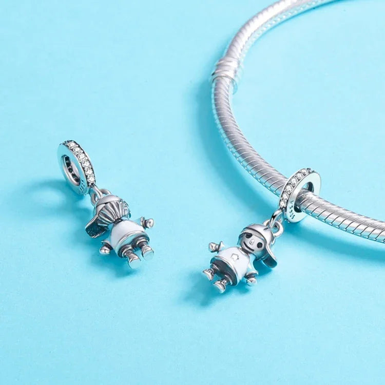Phụ kiện vòng tay vòng cổ hạt chàng trai thông minh cuộc sống hoàn hảo bạc S925 Sterling