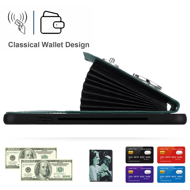 Ốp lưng điện thoại túi đựng thẻ kèm giá đỡ vòng và dây đeo dài, dành cho iPhone 8 Plus / 7 Plus