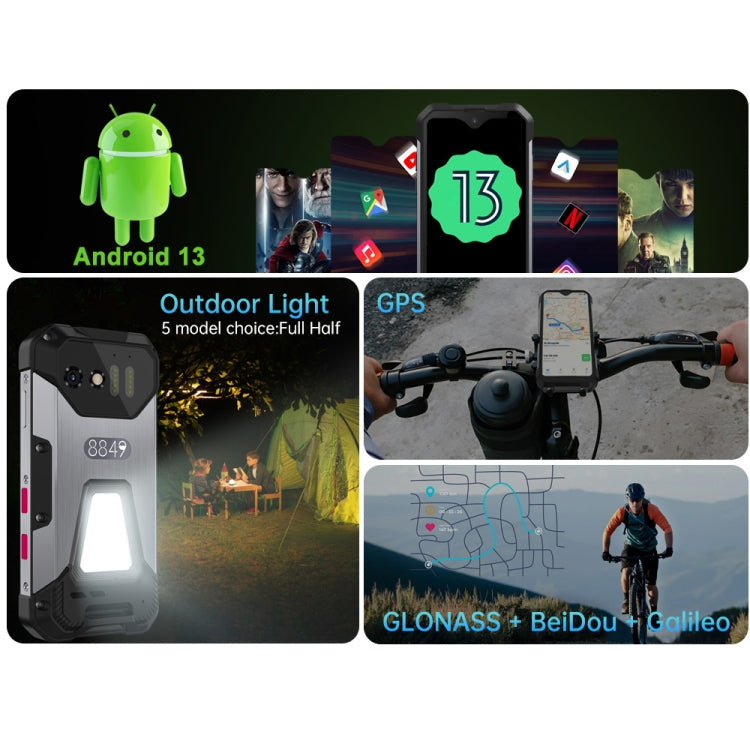 Unihertz Tank mini 1 / 8849, Camera 100MP, Màn hình 4.3 inch Android 13 Helio G99 Octa Core, Mạng: 4G, Tank mini 1 8GB+256GB
