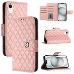 Ốp điện thoại da gập họa tiết hình thoi có dây đeo, dành cho iPhone 11, iPhone 11 Pro, iPhone XS / X, iPhone XR, iPhone XS Max, iPhone 8 Plus / 7 Plus / 6s Plus