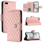 Ốp điện thoại da gập họa tiết hình thoi có dây đeo, dành cho iPhone 11, iPhone 11 Pro, iPhone XS / X, iPhone XR, iPhone XS Max, iPhone 8 Plus / 7 Plus / 6s Plus
