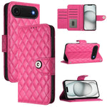 Ốp lưng điện thoại da gập họa tiết hình thoi kèm dây đeo, dành cho iPhone 17 Pro Max, iPhone 17 Pro, iPhone 17, iPhone Air, iPhone SE 2024, iPhone 16 Pro Max, iPhone 16 Pro, iPhone 16 Plus