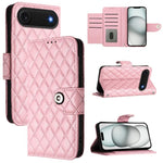 Ốp lưng điện thoại da gập họa tiết hình thoi kèm dây đeo, dành cho iPhone 17 Pro Max, iPhone 17 Pro, iPhone 17, iPhone Air, iPhone SE 2024, iPhone 16 Pro Max, iPhone 16 Pro, iPhone 16 Plus