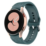 Dây đồng hồ silicone dập nổi hoa bướm cho Samsung Galaxy Watch 6