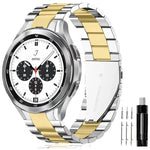 Dây đồng hồ kim loại thép không gỉ ba hạt, dành cho Samsung Galaxy Watch 6 / 5 / 4