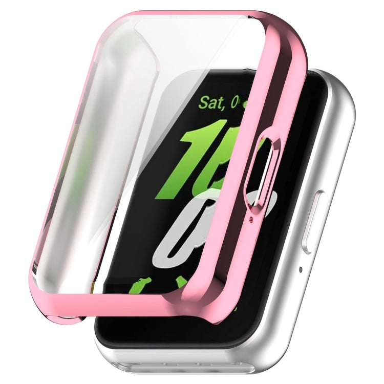 Ốp bảo vệ đồng hồ mạ điện TPU phủ toàn bộ, dành cho Samsung Galaxy Fit 3