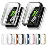 Ốp bảo vệ đồng hồ mạ điện TPU phủ toàn bộ, dành cho Samsung Galaxy Fit 3