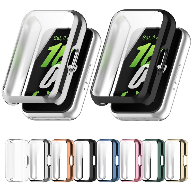 Ốp bảo vệ đồng hồ mạ điện TPU phủ toàn bộ, dành cho Samsung Galaxy Fit 3