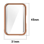 Ốp bảo vệ đồng hồ mạ điện TPU phủ toàn bộ, dành cho Samsung Galaxy Fit 3