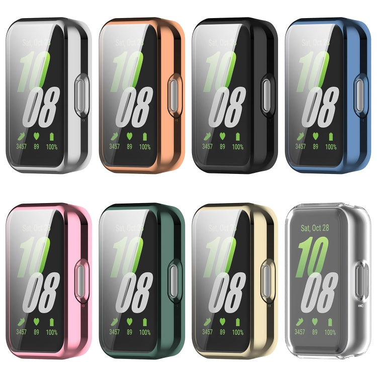 Ốp bảo vệ đồng hồ mạ điện TPU phủ toàn bộ, dành cho Samsung Galaxy Fit 3