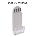 Giá trưng bày đĩa than gắn tường bằng acrylic không cần khoan, bộ 6 cái, 18 cái, 30 cái