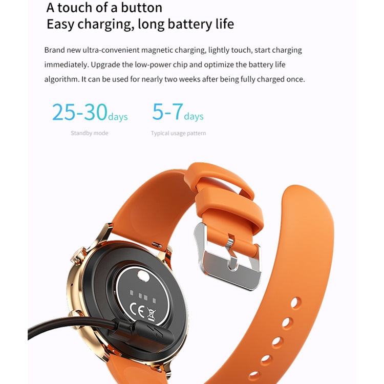 QS40 1.39 inch BT5.2 Smart Sport Watch, Support Bluetooth Call / Sleep / Blood Oxygen / Temperature / Heart Rate / Blood Pressure Health Monitor