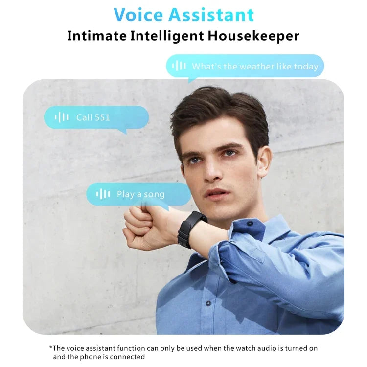 Đồng hồ Thông minh Thể thao BT5.2 QX7 Pro 2.0 inch, Hỗ trợ Gọi Bluetooth / Giấc ngủ / Đường huyết / Oxy trong máu / Nhiệt độ / Nhịp tim / Huyết áp
