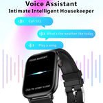 Đồng hồ Thông minh Thể thao BT5.2 QX9 1.96 inch, Hỗ trợ Gọi Bluetooth / Giấc ngủ / Oxy trong máu / Nhịp tim / Huyết áp