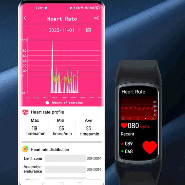 Vòng tay Thông minh Màn hình TFT HD 1.47 inch SPOVAN H8, Hỗ trợ Gọi Bluetooth / Giám sát Oxy trong máu