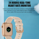Đồng hồ Thông minh Bluetooth Màn hình TFT 1.8 inch P43, Hỗ trợ Giám sát Nhịp tim & Hơn 100 Chế độ Thể thao