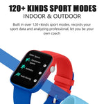 Đồng hồ Thông minh Bluetooth Màn hình TFT 1.8 inch P43, Hỗ trợ Giám sát Nhịp tim & Hơn 100 Chế độ Thể thao