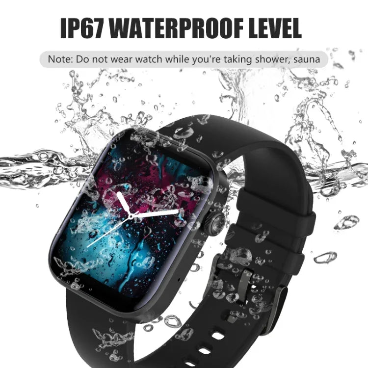 Đồng hồ Thông minh Bluetooth Màn hình TFT 1.8 inch P43, Hỗ trợ Giám sát Nhịp tim & Hơn 100 Chế độ Thể thao