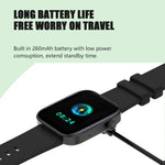 Đồng hồ Thông minh Bluetooth Màn hình TFT 1.8 inch P43, Hỗ trợ Giám sát Nhịp tim & Hơn 100 Chế độ Thể thao