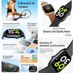 GS7 2.0 inch Fitness Health Smart Watch, BT Call / Heart Rate / Blood Pressure / MET