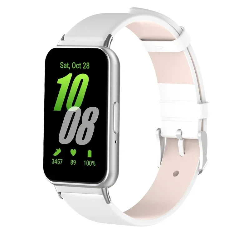 Dây đồng hồ da PU, dành cho Samsung Galaxy Fit 3