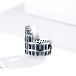 Phụ kiện vòng tay vòng cổ hạt đấu trường La Mã bạc S925 Sterling
