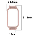 Ốp bảo vệ đồng hồ PC rỗng che phủ một nửa 12mm, dành cho Samsung Galaxy Fit 3