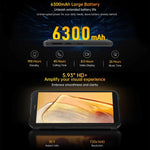 Oukitel WP32, IP68/IP69K, Màn hình 5.93 inch Android 13 Unisoc Tiger T606 Octa-core, NFC, OTG, Mạng: 4G, 4GB+128GB