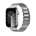 Dây đồng hồ thép không gỉ dây bện khóa nam châm, dành cho Apple Watch SE 2023 44mm, Apple Watch SE 2023 40mm, Apple Watch Ultra 2 49mm, Apple Watch Series 9 45mm, Apple Watch Series 9 41mm, Apple Watch Ultra 49mm