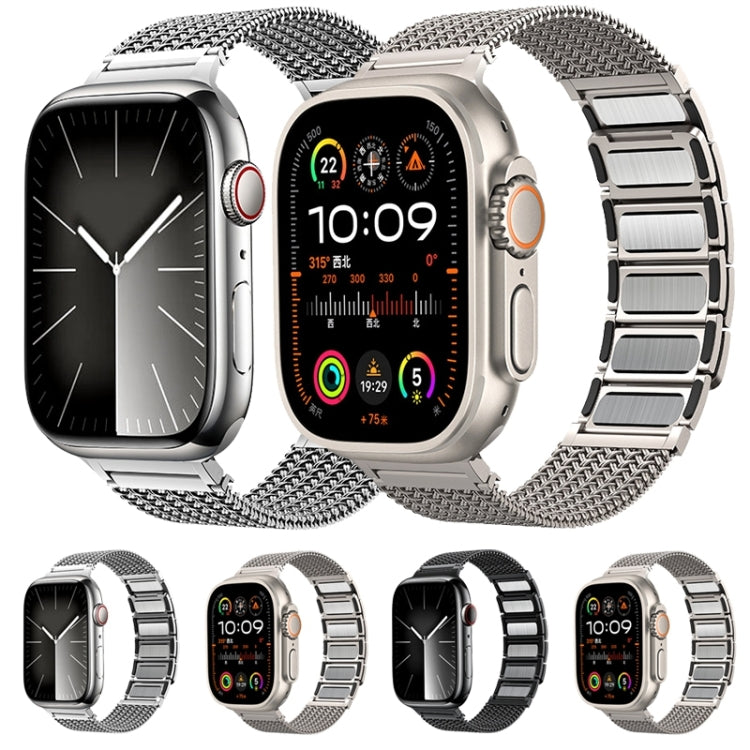 Dây đồng hồ thép không gỉ dây bện khóa nam châm, dành cho Apple Watch SE 40mm, Apple Watch SE 44mm, Apple Watch Series 6 40mm, Apple Watch Series 6 44mm, Apple Watch Series 5 44mm, Apple Watch Series 5 40mm
