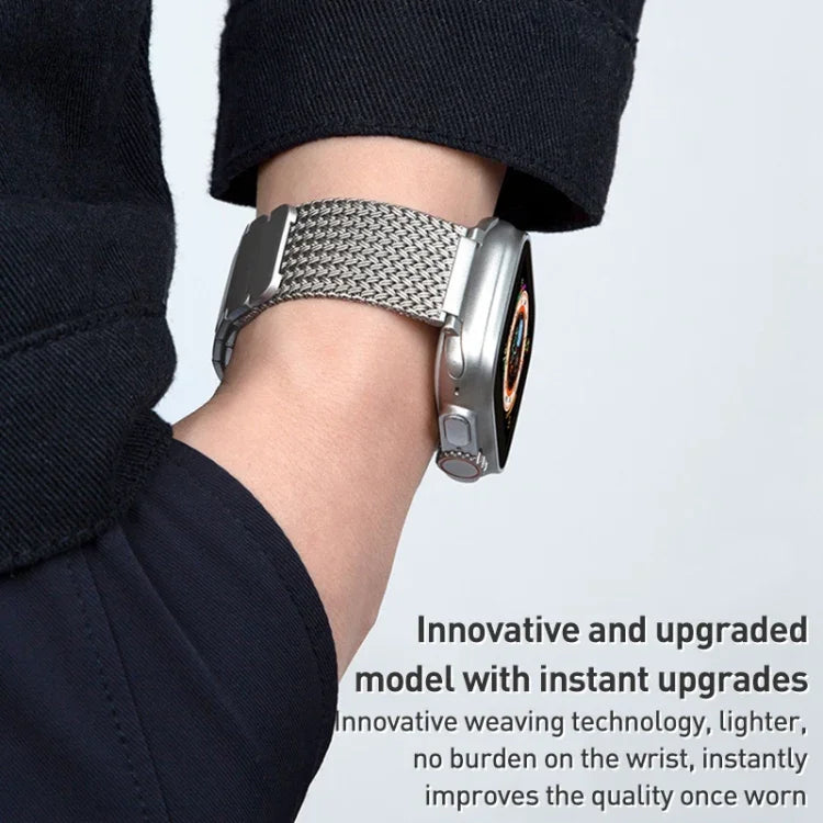 Dây đồng hồ thép không gỉ dây đan khóa nam châm, Dành cho Apple Watch 42mm, Dành cho Apple Watch 38mm