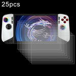 25 miếng dán kính cường lực chống nổ 9H 0.3mm, dành cho MSI Claw 8 AI+, dành cho máy chơi game MSI Claw 7 inch