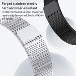 Dây đồng hồ thép không gỉ khóa nam châm Milanese Loop, Dành cho Apple Watch 42mm, Dành cho Apple Watch 38mm