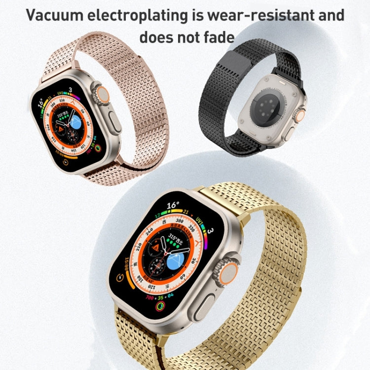 Dây đồng hồ thép không gỉ Milanese Loop khóa nam châm, dành cho Apple Watch SE 40mm, Apple Watch SE 44mm, Apple Watch Series 6 40mm, Apple Watch Series 6 44mm, Apple Watch Series 5 44mm, Apple Watch Series 5 40mm