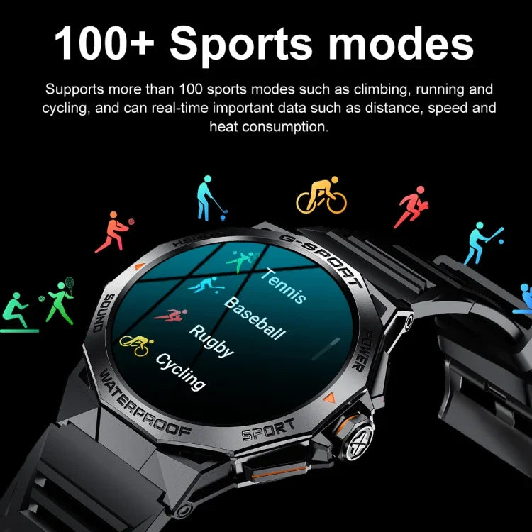 K62 1.43 inch AMOLED Round Screen Smart Watch Supports Bluetooth Calls