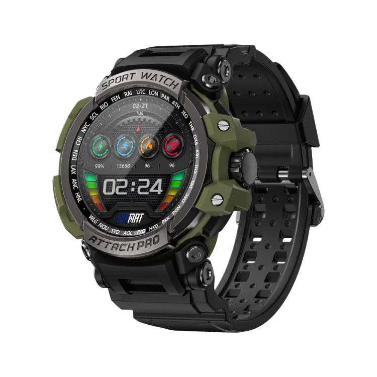 Đồng hồ thể thao thông minh LOKMAT ATTACK Pro 1.39 inch BT5.1, Hỗ trợ gọi Bluetooth / Giấc ngủ / Nhịp tim / Huyết áp