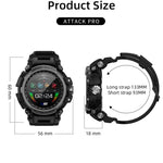 Đồng hồ thể thao thông minh LOKMAT ATTACK Pro 1.39 inch BT5.1, Hỗ trợ gọi Bluetooth / Giấc ngủ / Nhịp tim / Huyết áp