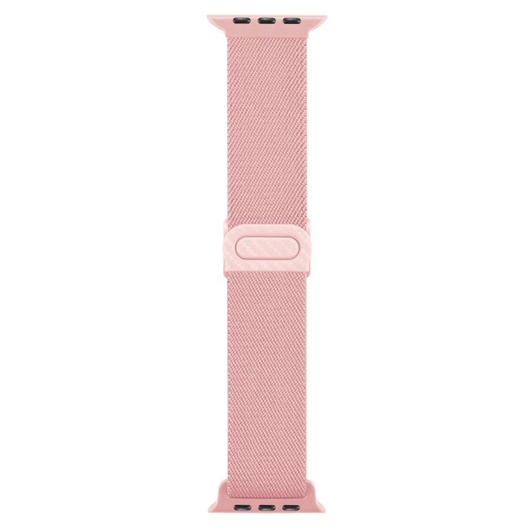 Dây đồng hồ nylon khóa bấm họa tiết sợi carbon, dành cho Apple Watch SE 2023 40mm, dành cho Apple Watch Ultra 2 49mm, dành cho Apple Watch Series 9 45mm