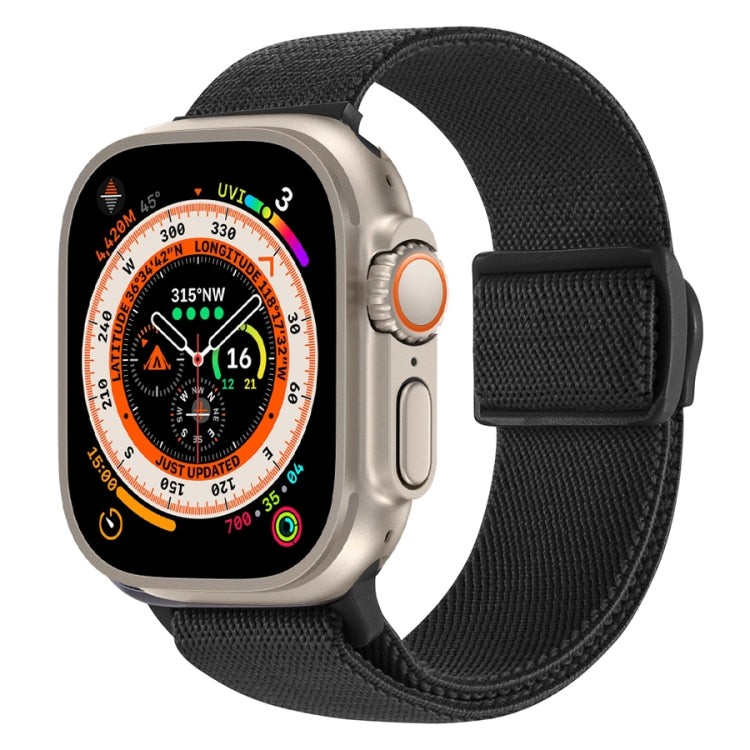 Dây đồng hồ nylon khóa bấm họa tiết sợi carbon, dành cho Apple Watch SE 2023 40mm, dành cho Apple Watch Ultra 2 49mm, dành cho Apple Watch Series 9 45mm