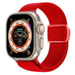 Dây đồng hồ nylon khóa bấm họa tiết sợi carbon, dành cho Apple Watch SE 2023 40mm, dành cho Apple Watch Ultra 2 49mm, dành cho Apple Watch Series 9 45mm