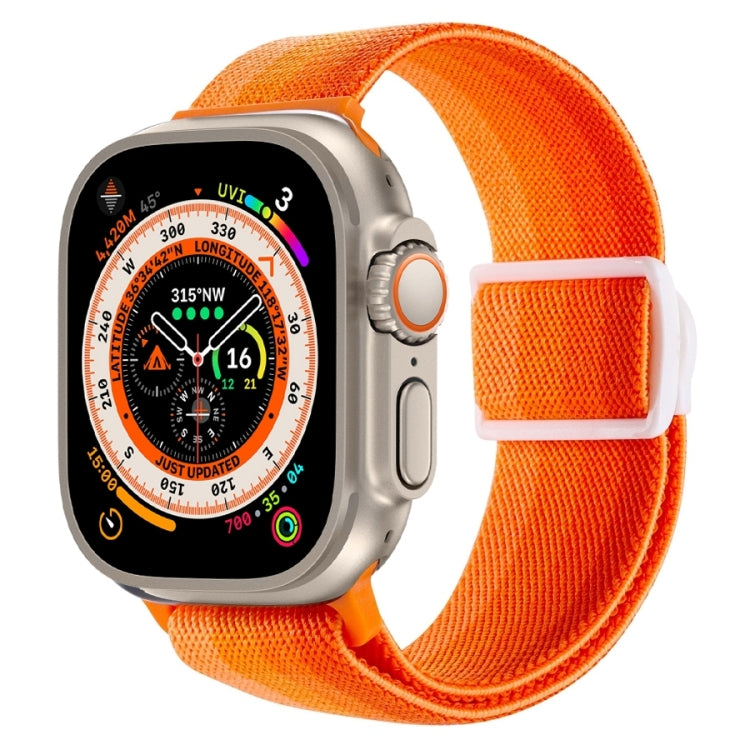 Dây đồng hồ nylon khóa bấm họa tiết sợi carbon, dành cho Apple Watch SE 2023 40mm, dành cho Apple Watch Ultra 2 49mm, dành cho Apple Watch Series 9 45mm