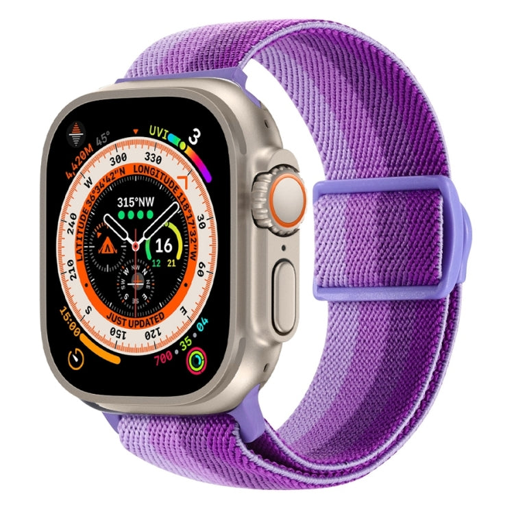 Dây đồng hồ nylon khóa bấm họa tiết sợi carbon, dành cho Apple Watch SE 2023 40mm, dành cho Apple Watch Ultra 2 49mm, dành cho Apple Watch Series 9 45mm