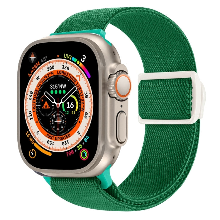 Dây đồng hồ nylon khóa bấm họa tiết sợi carbon, dành cho Apple Watch SE 2023 40mm, dành cho Apple Watch Ultra 2 49mm, dành cho Apple Watch Series 9 45mm