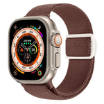 Dây đồng hồ nylon khóa bấm họa tiết sợi carbon, dành cho Apple Watch SE 2023 40mm, dành cho Apple Watch Ultra 2 49mm, dành cho Apple Watch Series 9 45mm