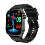 ET580 sports smart watch with ECG and Bluetooth, featuring a vibrant AMOLED screen and health monitoring functions.
