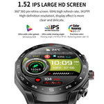Đồng hồ thông minh LEMFO T95 màn hình IPS 1.52 inch, Tai nghe Bluetooth 2 trong 1, Hỗ trợ theo dõi sức khỏe